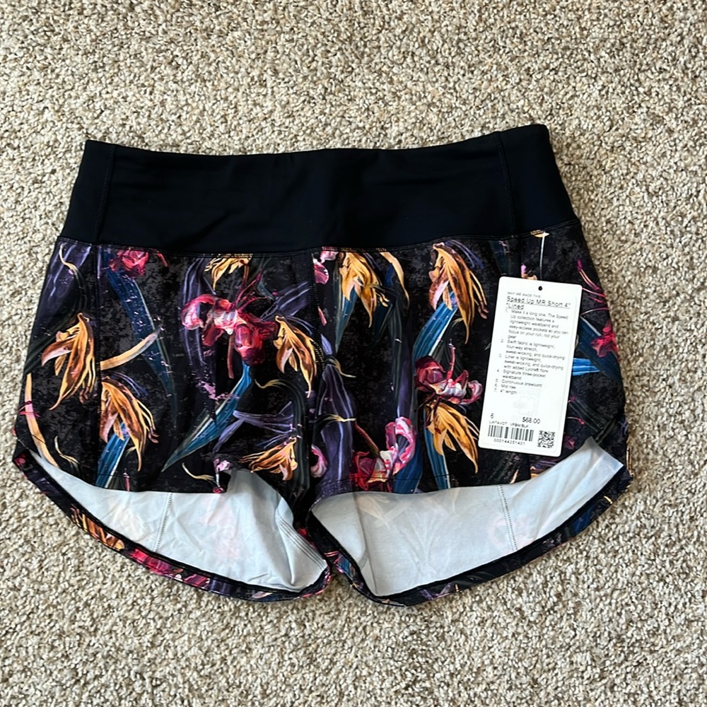 NWT- Speed Up MR 4” inseam